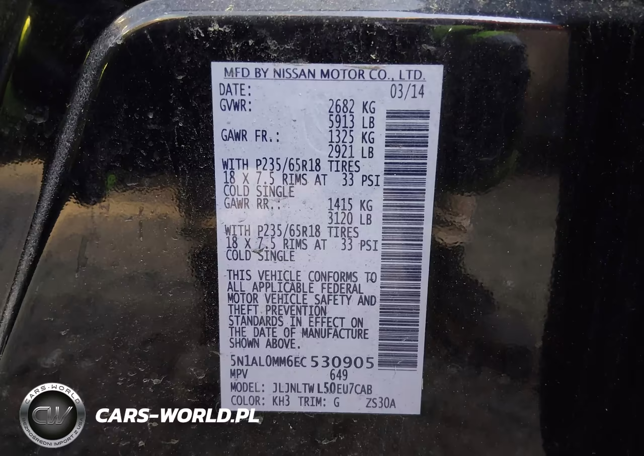 2014 Infiniti Qx60 VIN:5N1AL0MM6EC530905 - 9