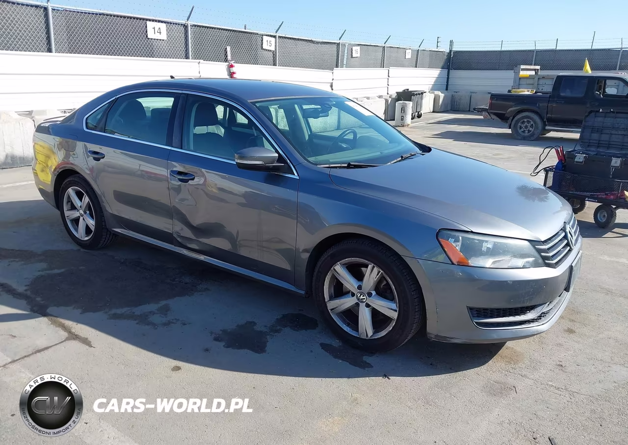 2013 Volkswagen Passat 2.5L Se VIN:1VWBP7A30DC104513 - 1