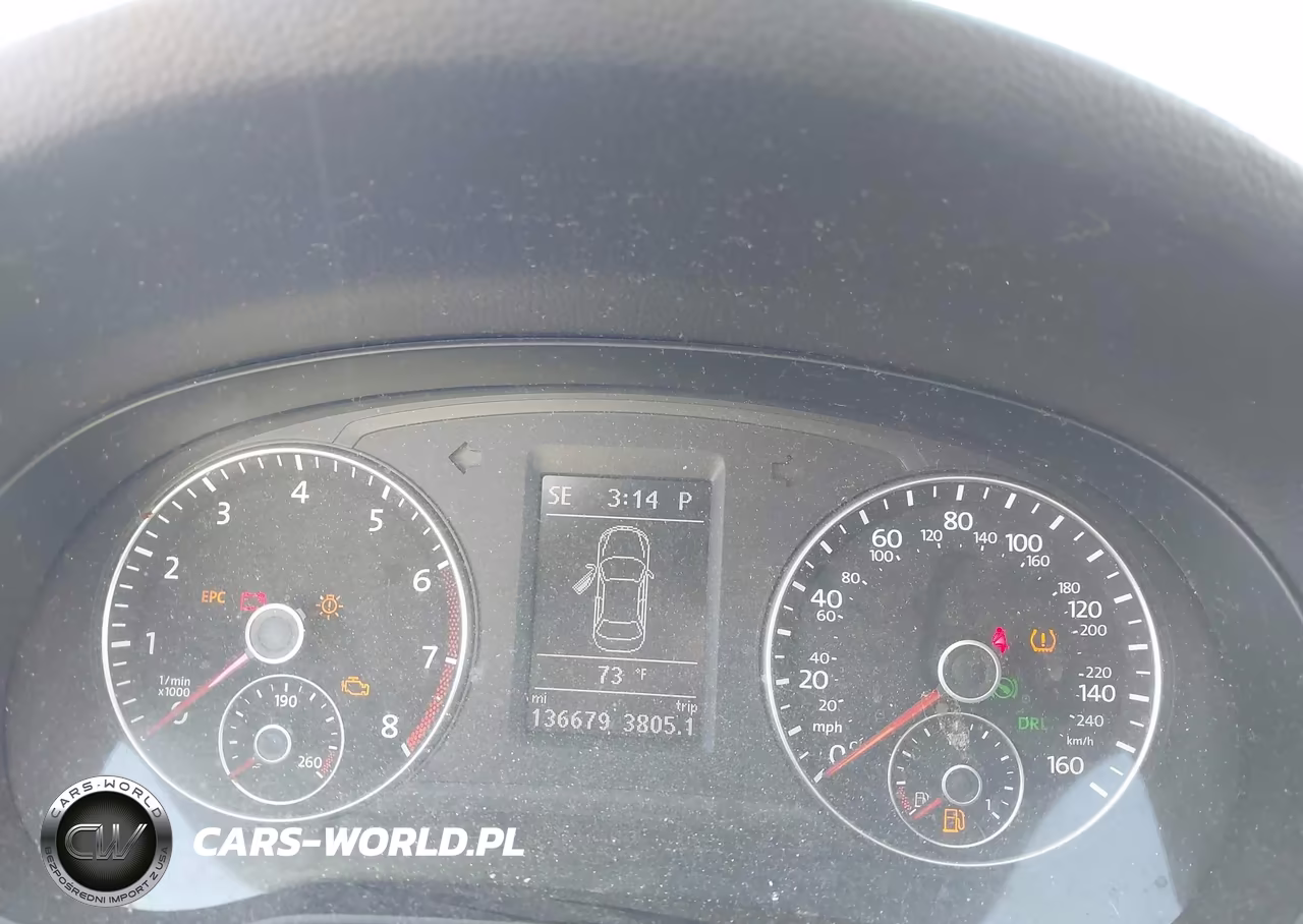 2013 Volkswagen Passat 2.5L Se VIN:1VWBP7A30DC104513 - 7