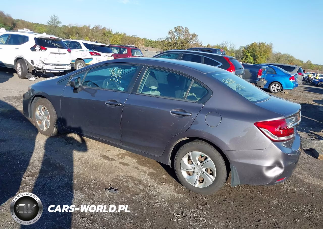 2015 Honda Civic Lx VIN:19XFB2F58FE024310 - 3