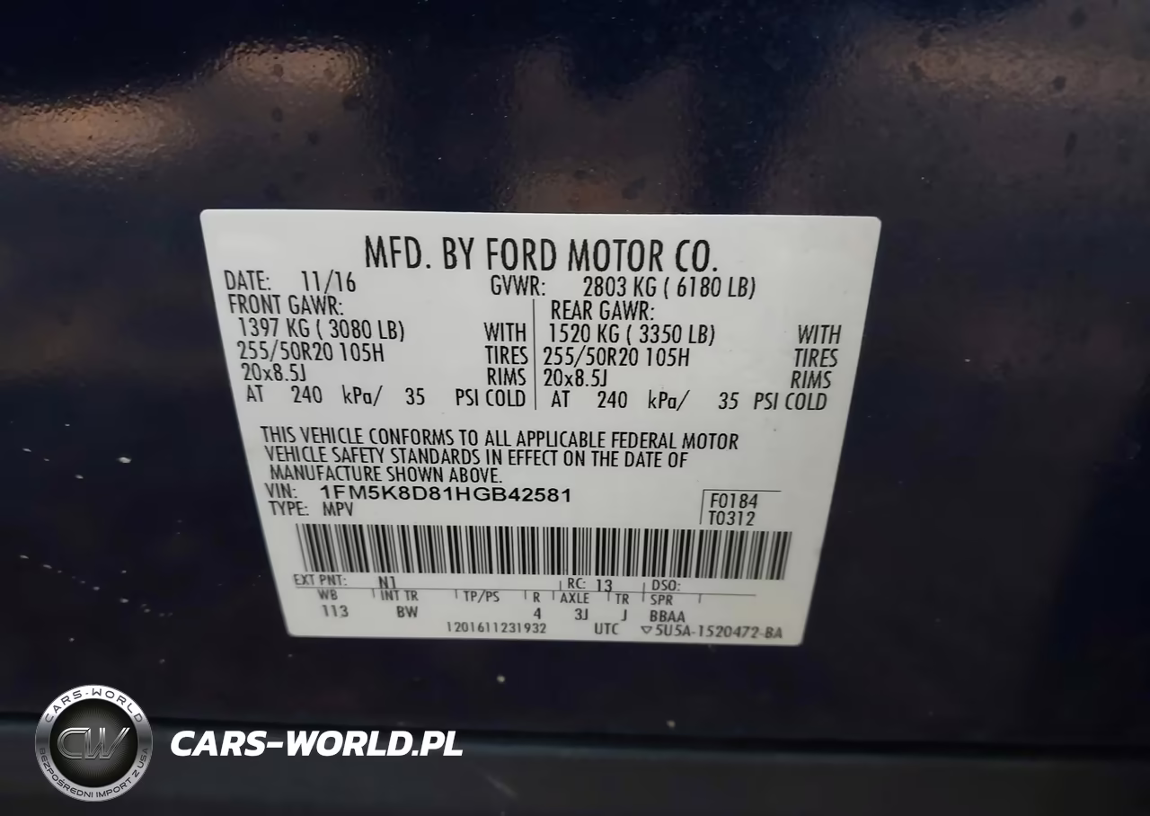 2017 Ford Explorer Xlt VIN:1FM5K8D81HGB42581 - 9