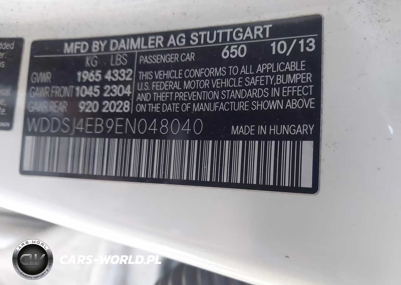 2014 Mercedes-Benz Cla 250 VIN:WDDSJ4EB9EN048040 - 9