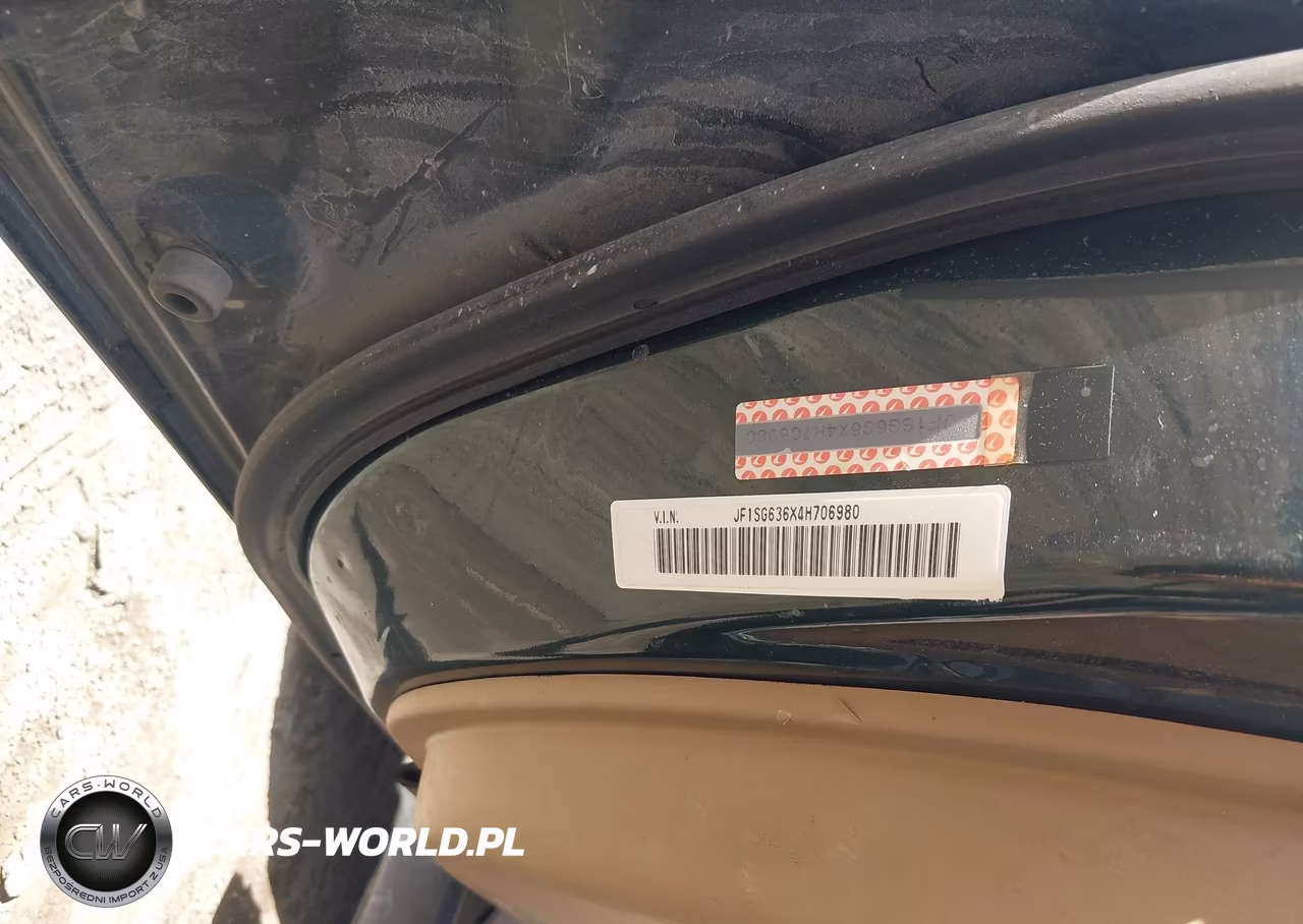 2004 Subaru Forester 2.5X VIN:JF1SG636X4H706980 - 9