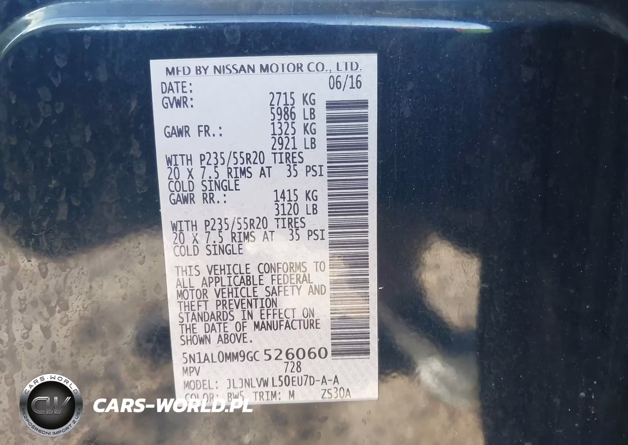 2016 Infiniti Qx60 VIN:5N1AL0MM9GC526060 - 9