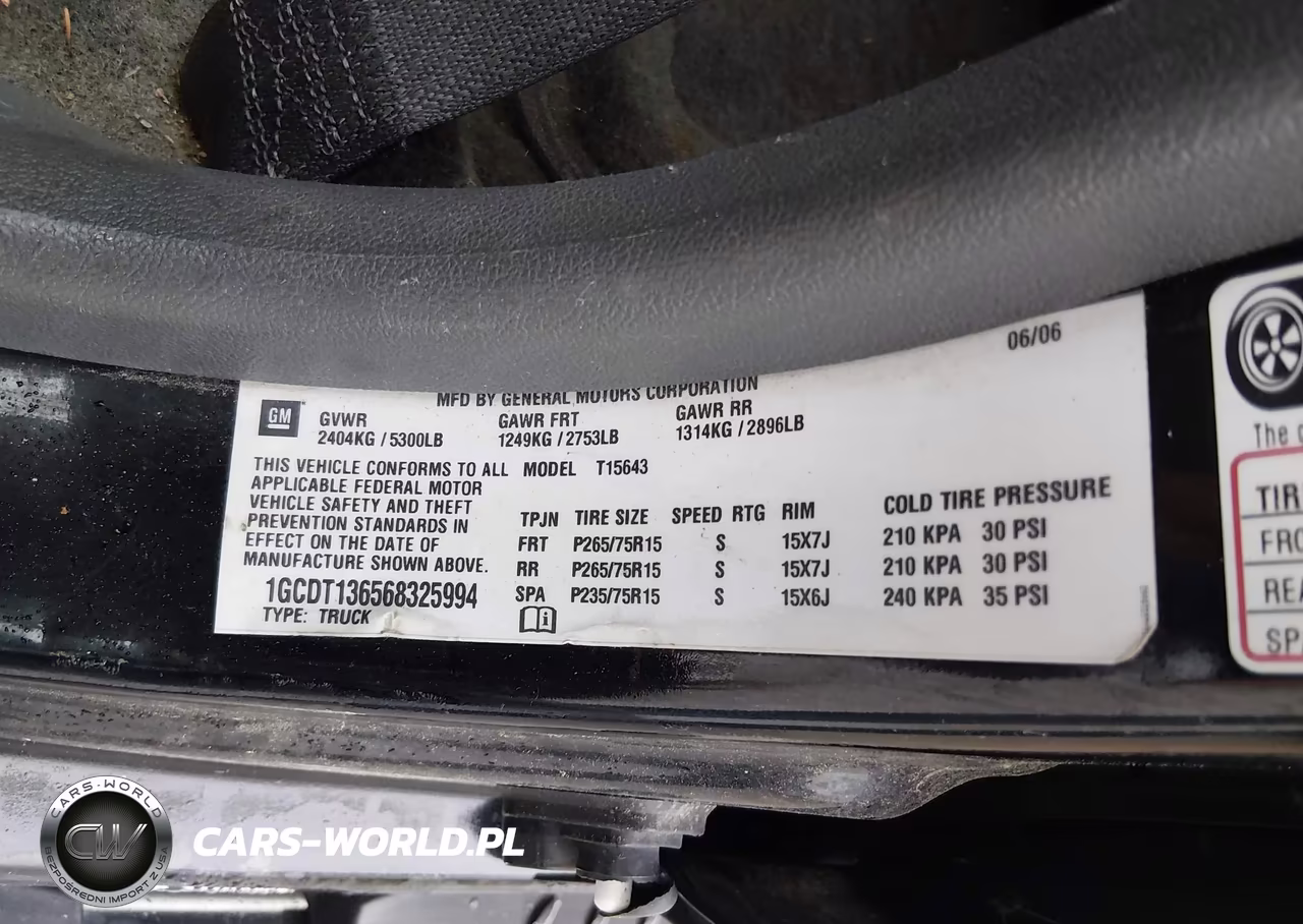2006 Chevrolet Colorado Lt VIN:1GCDT136568325994 - 9