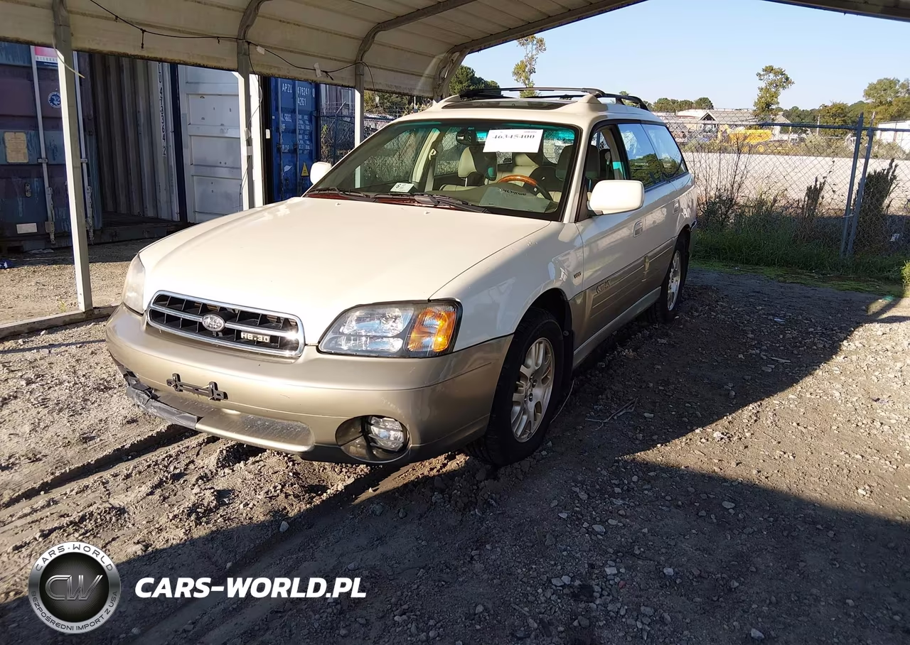 2002 Subaru Outback H6-3.0 Vdc VIN:4S3BH896527655353 - 2