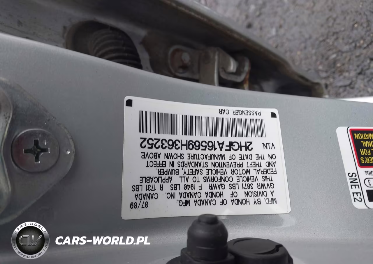2009 Honda Civic Lx VIN:2HGFA16569H363252 - 9