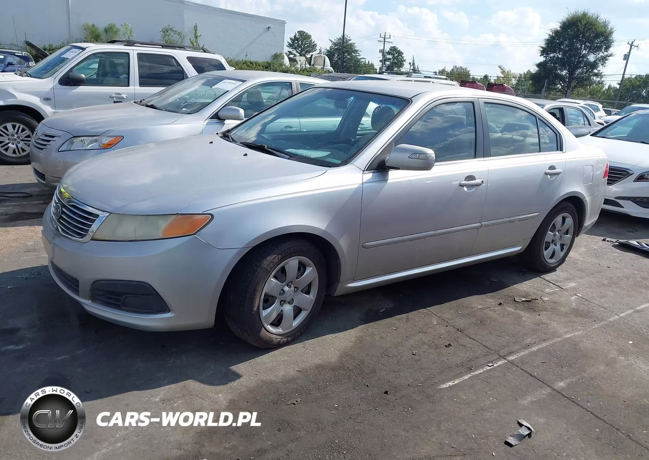 2009 Kia Optima Lx VIN:KNAGE228295296781 - 2