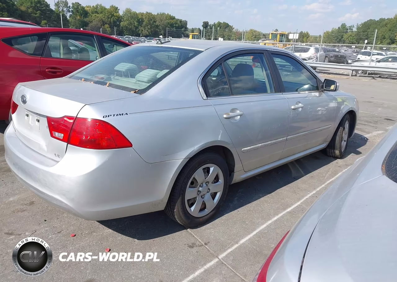 2009 Kia Optima Lx VIN:KNAGE228295296781 - 4