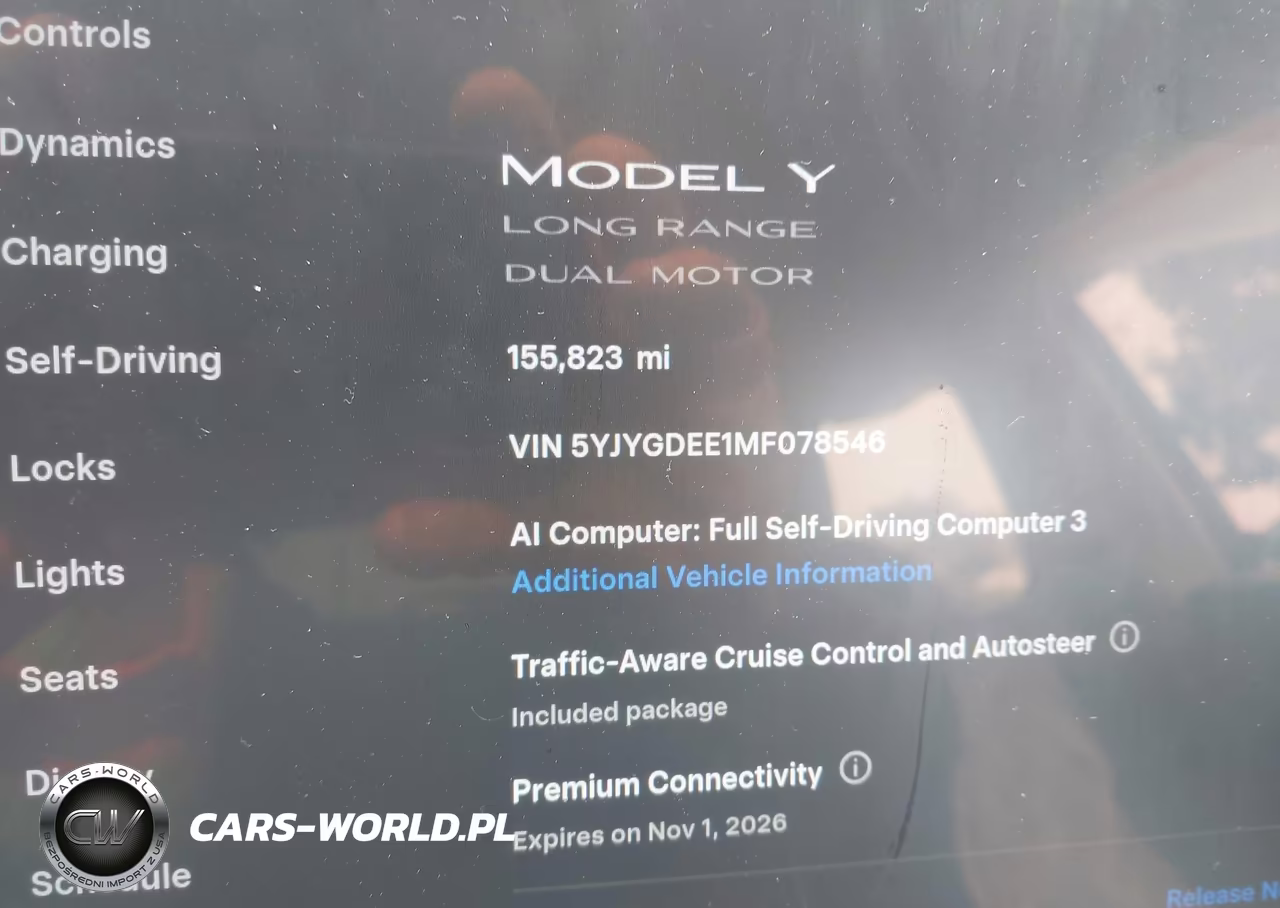2021 Tesla Model Y Long Range Dual Motor All-Wheel Drive VIN:5YJYGDEE1MF078546 - 7