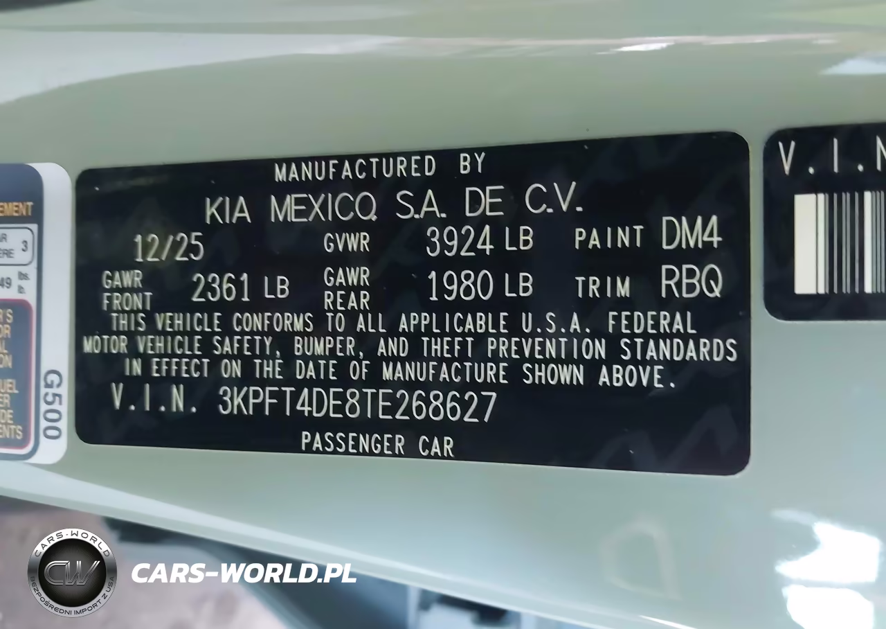 2026 Kia K4 Lxs VIN:3KPFT4DE8TE268627 - 9