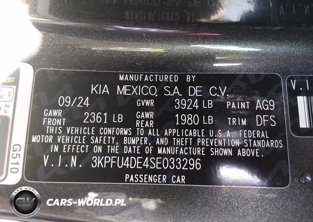 2025 Kia K4 Ex VIN:3KPFU4DE4SE033296 - 9