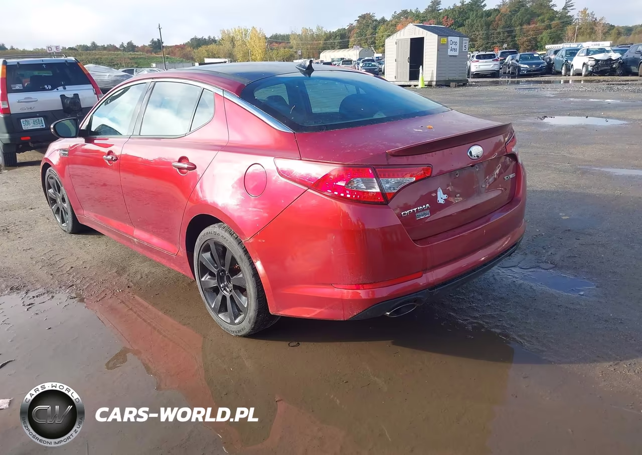 2013 Kia Optima Sx VIN:5XXGR4A69DG186222 - 3
