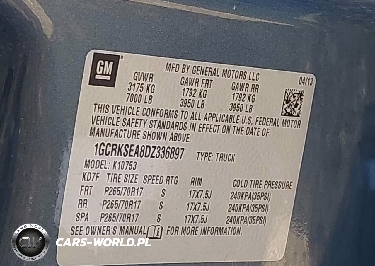 2013 Chevrolet Silverado 1500 Lt VIN:1GCRKSEA8DZ336897 - 9
