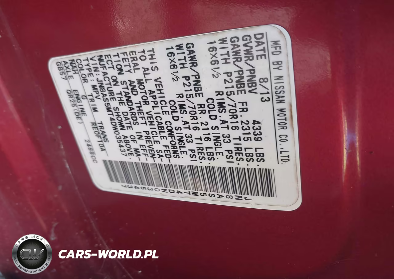 2013 Nissan Rogue S VIN:JN8AS5MT4DW035437 - 9