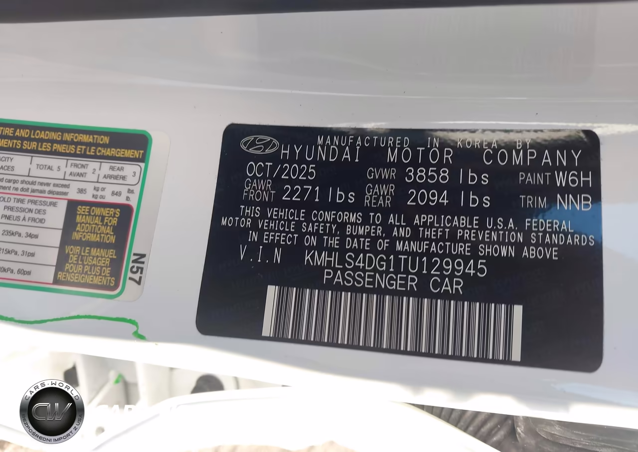2026 Hyundai Elantra Sel Sport Premium VIN:KMHLS4DG1TU129945 - 9
