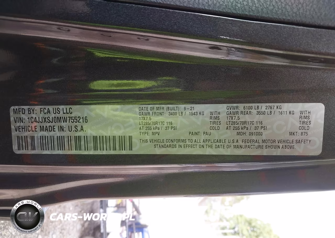 2021 Jeep Wrangler Unlimited Rubicon 392 4X4 VIN:1C4JJXSJ0MW755216 - 9