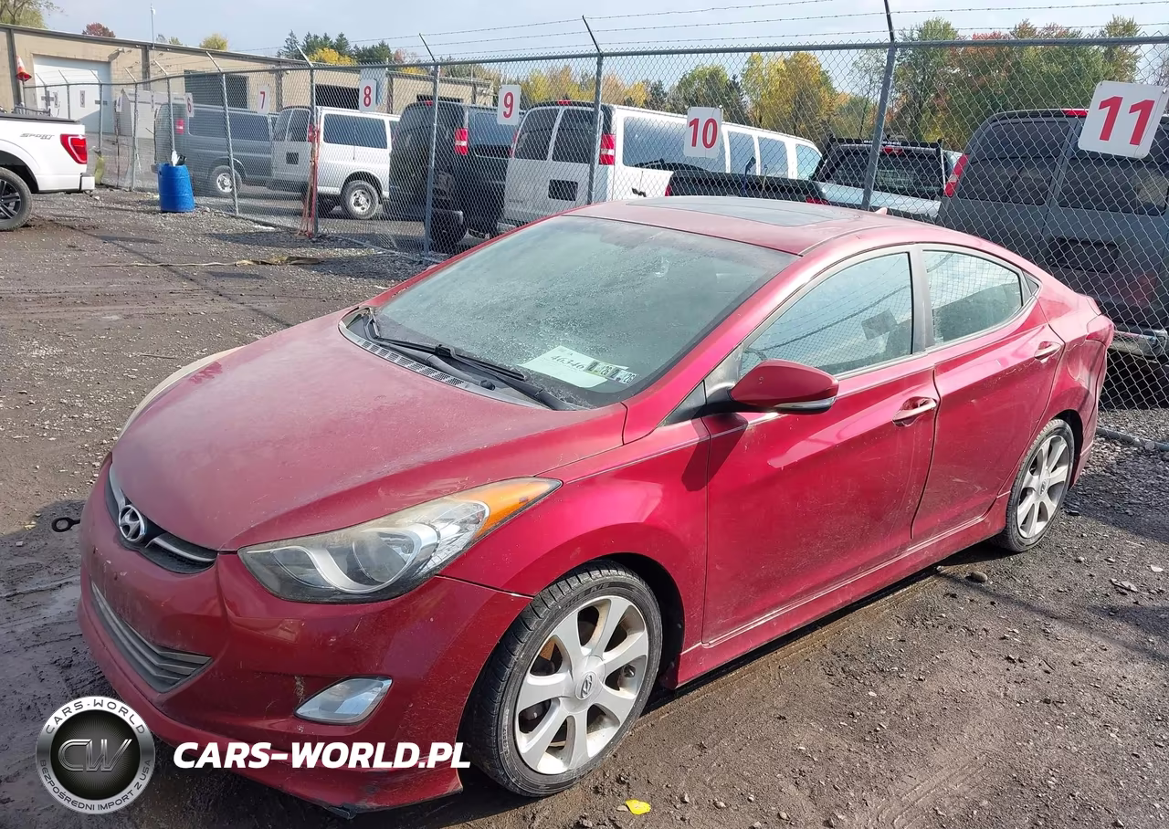 2013 Hyundai Elantra Limited VIN:5NPDH4AE4DH401393 - 2