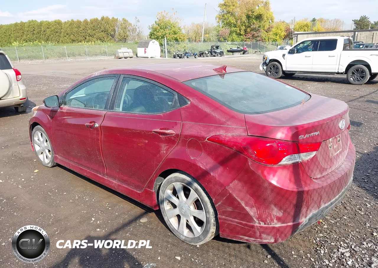 2013 Hyundai Elantra Limited VIN:5NPDH4AE4DH401393 - 3
