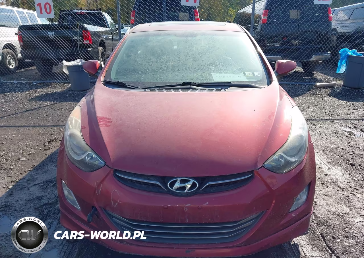 2013 Hyundai Elantra Limited VIN:5NPDH4AE4DH401393 - 6
