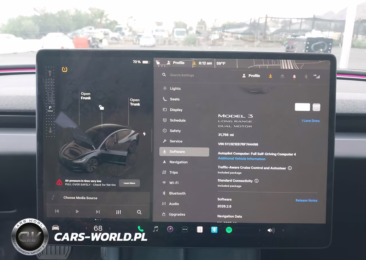 2024 Tesla Model 3 Long Range Dual Motor All-Wheel Drive VIN:5YJ3E1EB7RF744496 - 18