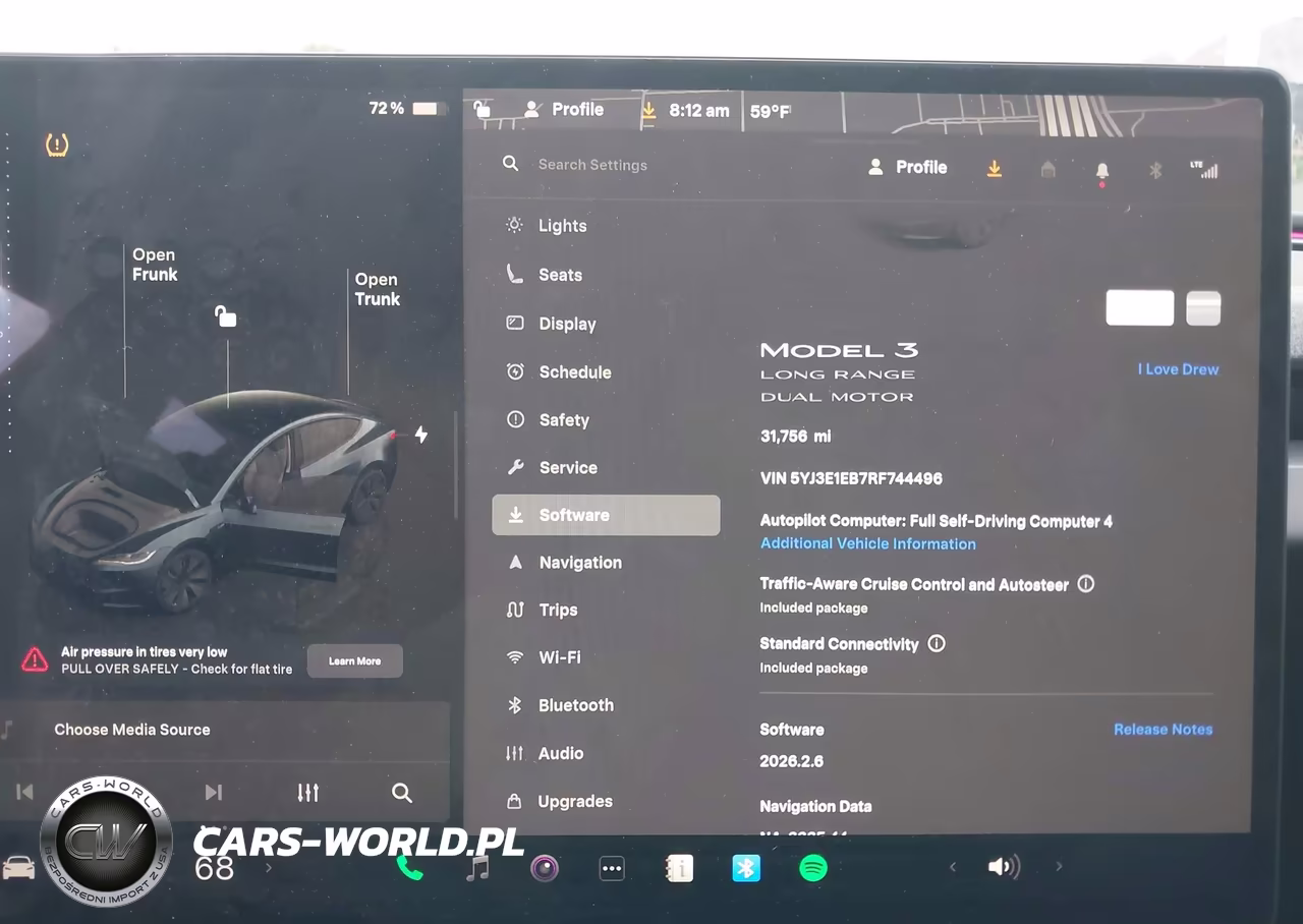 2024 Tesla Model 3 Long Range Dual Motor All-Wheel Drive VIN:5YJ3E1EB7RF744496 - 7
