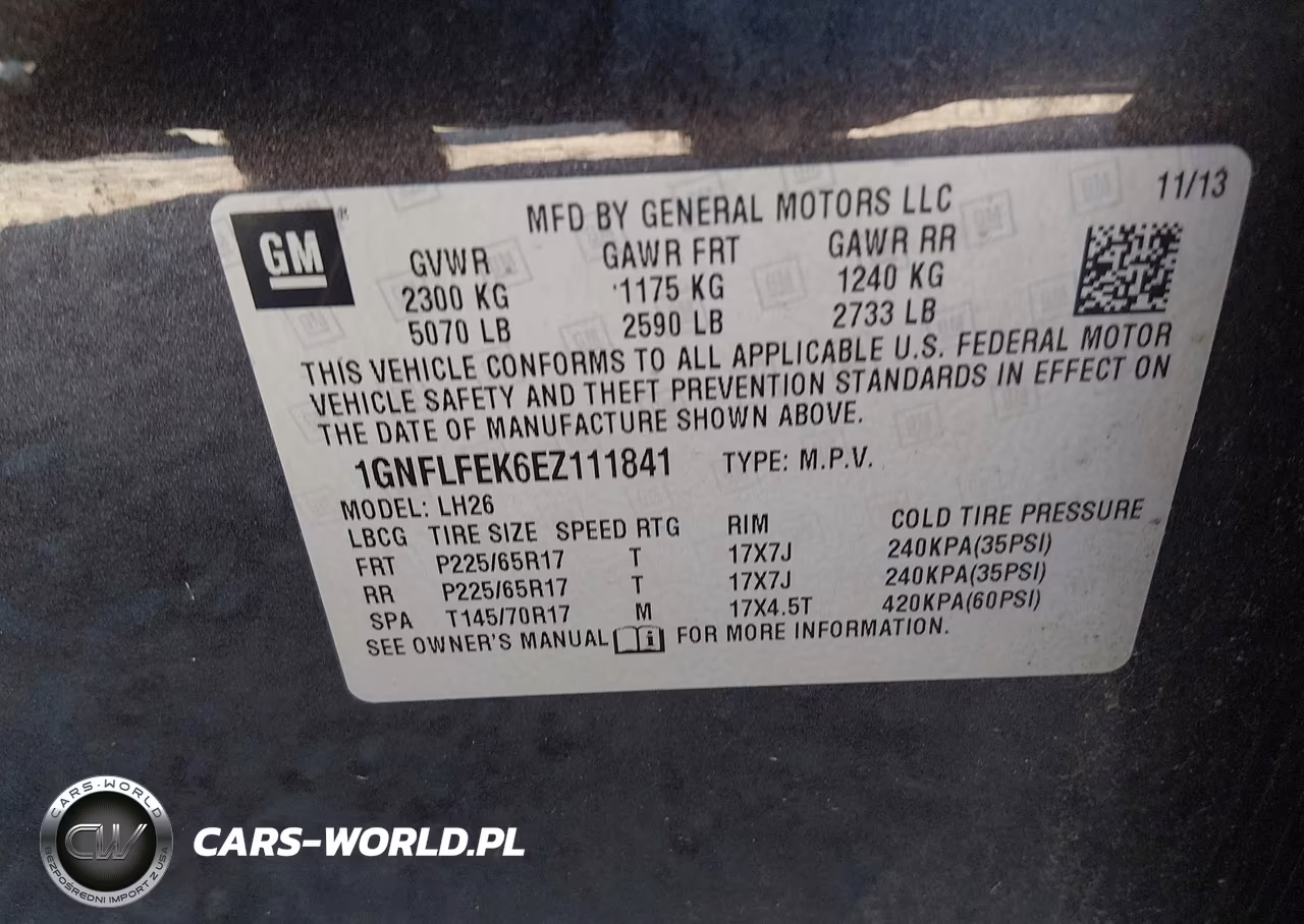 2014 Chevrolet Equinox 1Lt VIN:1GNFLFEK6EZ111841 - 9