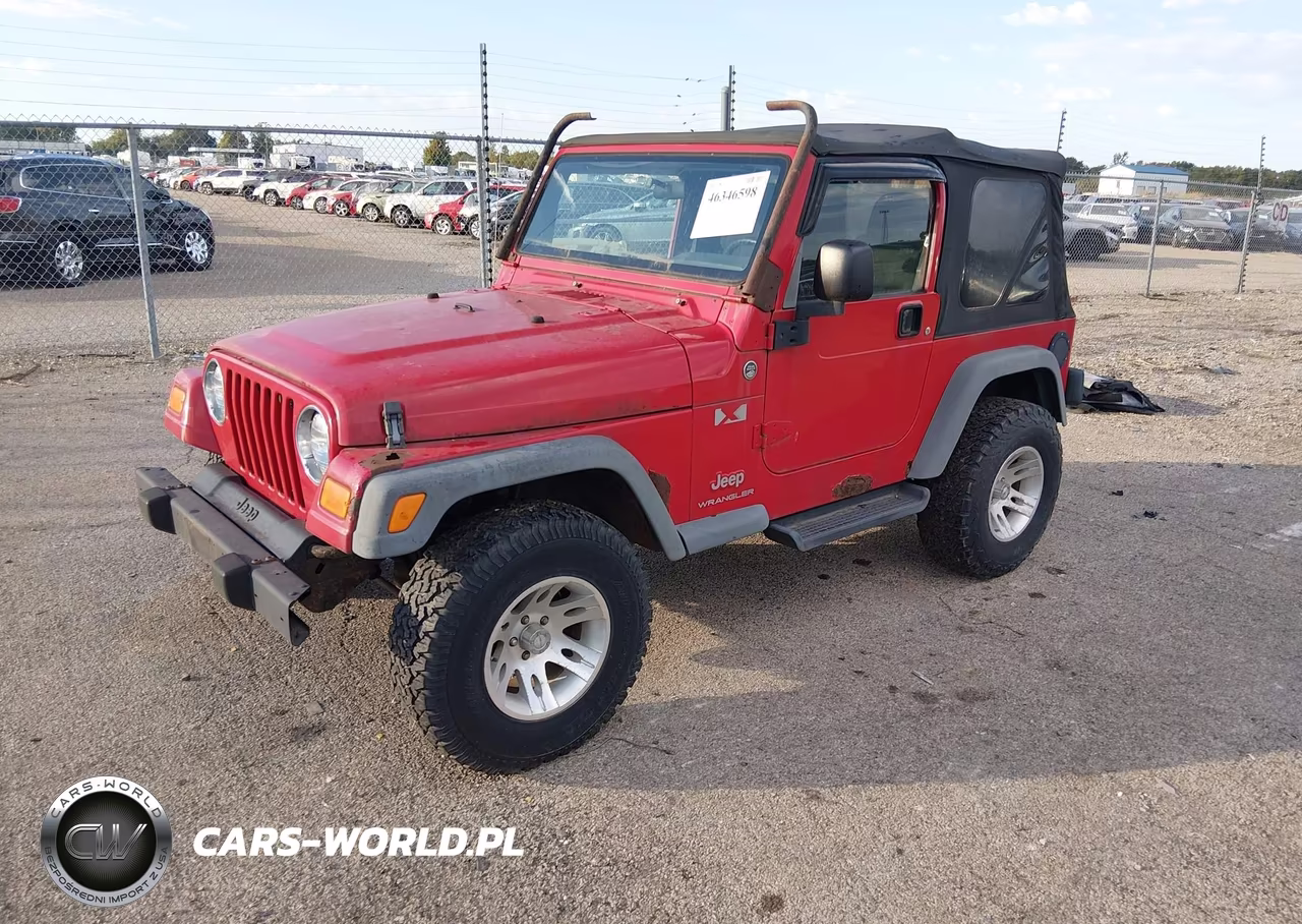 2006 Jeep Wrangler X VIN:1J4FA39S26P756324 - 2