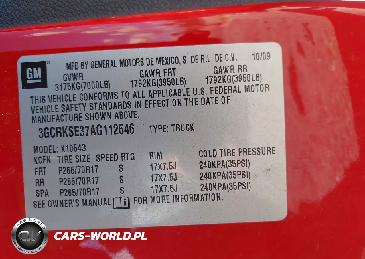 2010 Chevrolet Silverado 1500 Lt VIN:3GCRKSE37AG112646 - 9