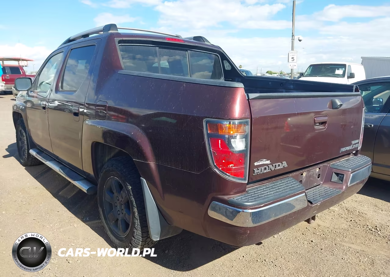 2007 Honda Ridgeline Rtl VIN:2HJYK16577H515827 - 3