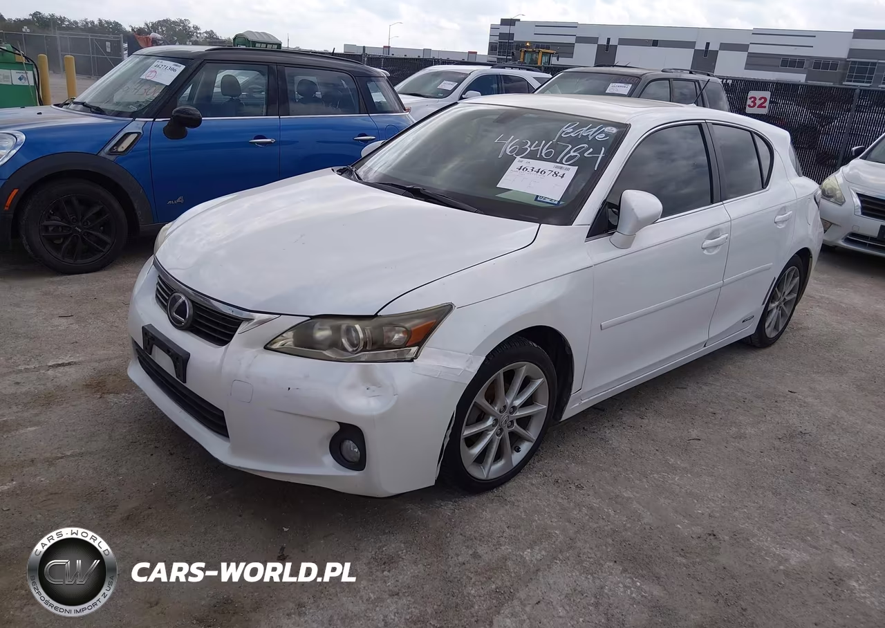 2012 Lexus Ct 200H Premium VIN:JTHKD5BH1C2088352 - 2