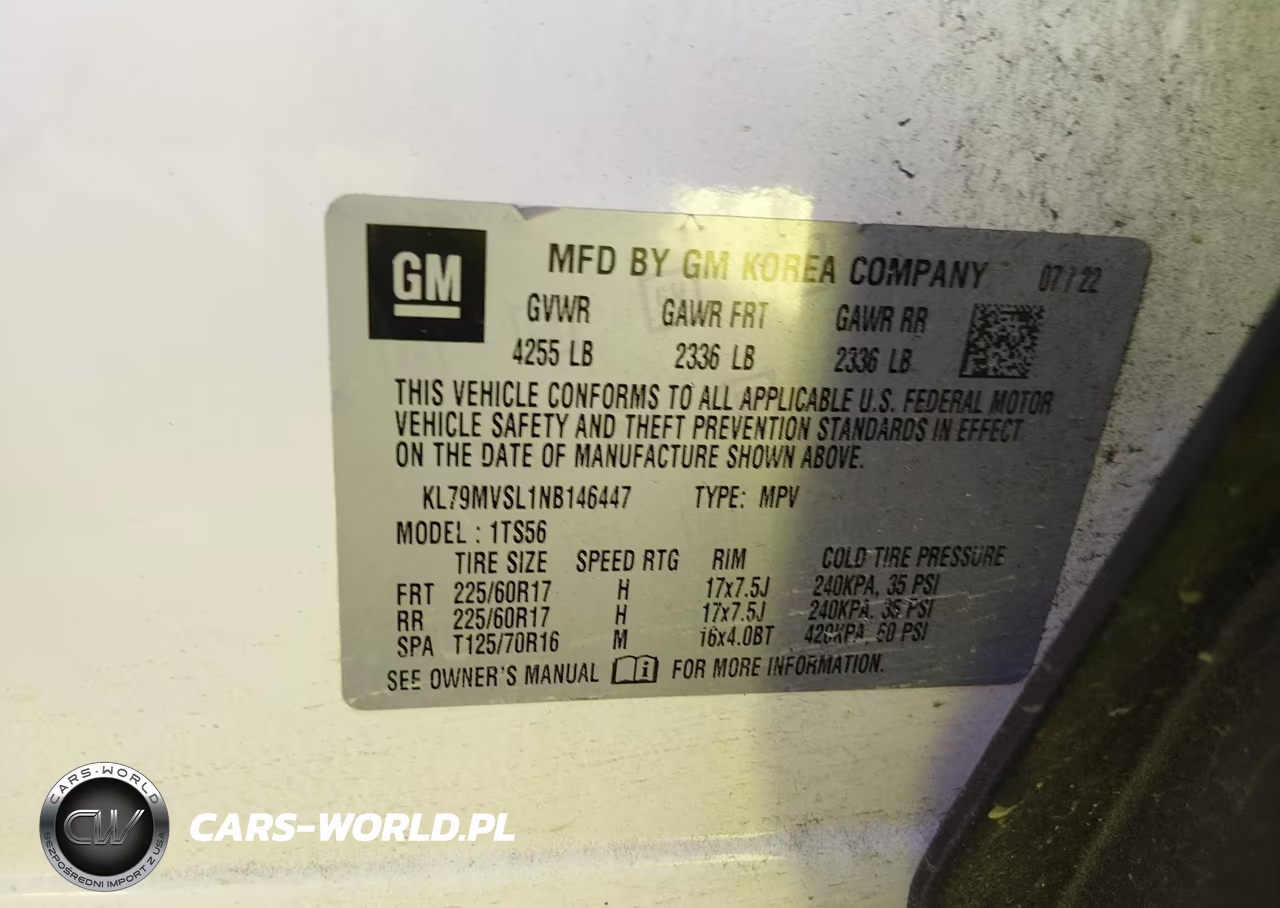 2022 Chevrolet Trailblazer Fwd Activ VIN:KL79MVSL1NB146447 - 9