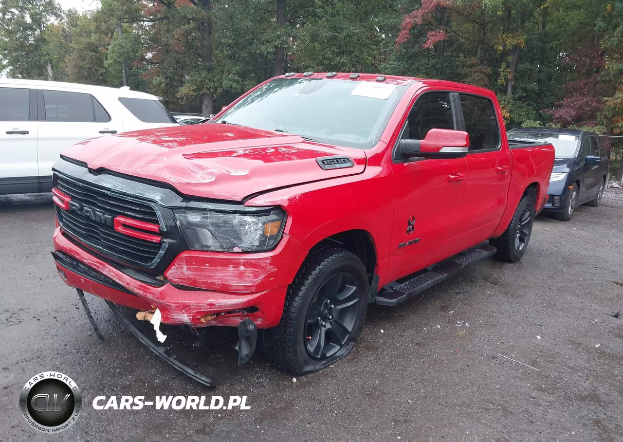 2021 Ram 1500 Big Horn 4X4 5'7 Box VIN:1C6SRFFT2MN680521 - 2