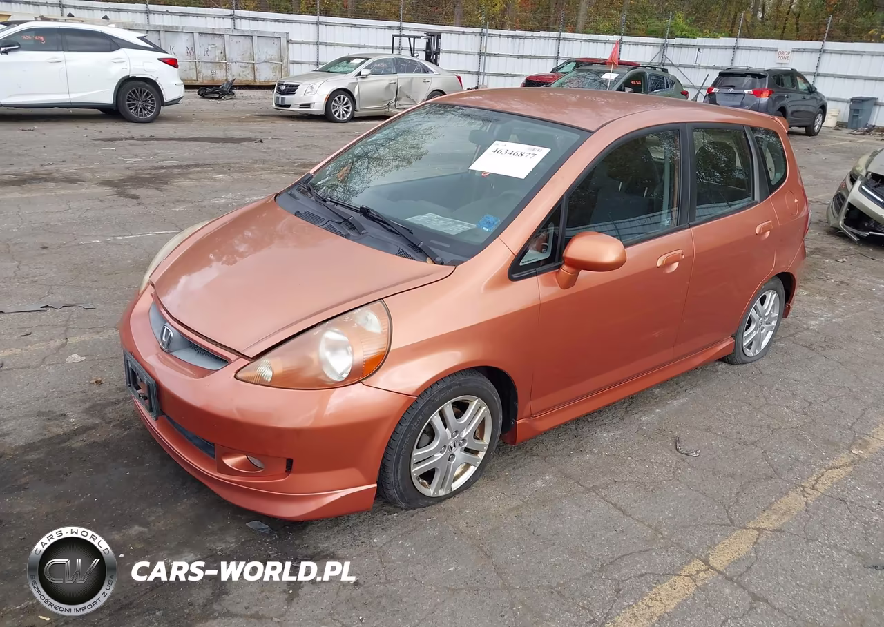 2008 Honda Fit Sport VIN:JHMGD38668S067276 - 2