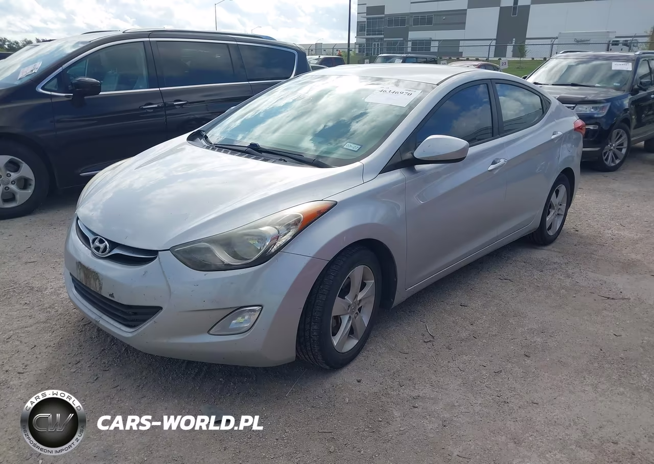 2013 Hyundai Elantra Gls VIN:5NPDH4AE1DH236614 - 2