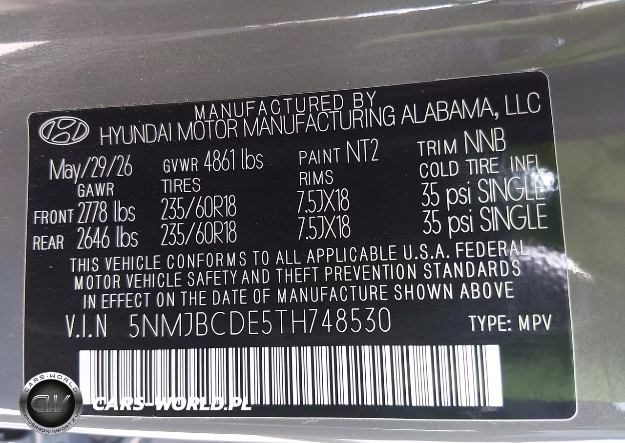 2026 Hyundai Tucson Sel VIN:5NMJBCDE5TH748530 - 9