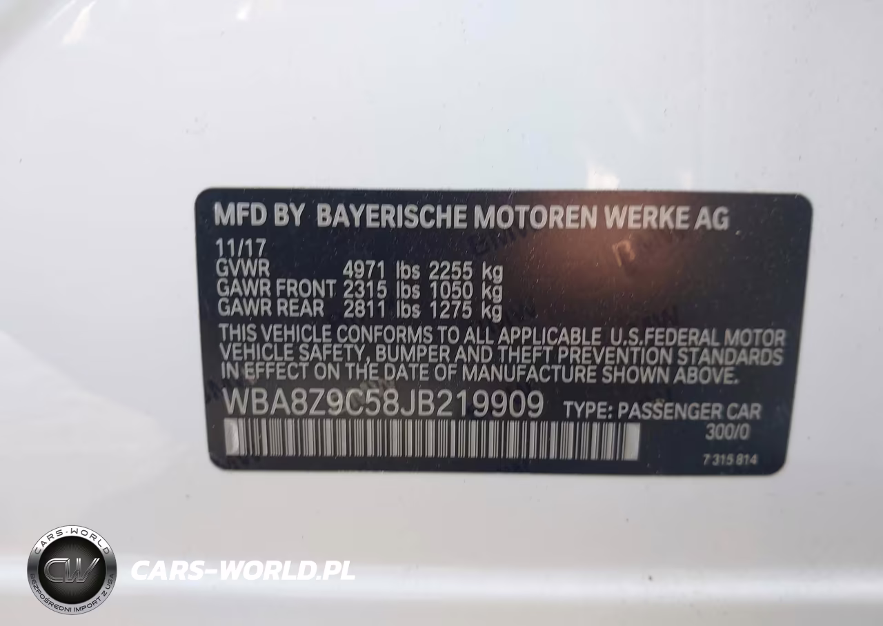 2018 BMW 330I Gran Turismo xDrive VIN:WBA8Z9C58JB219909 - 9