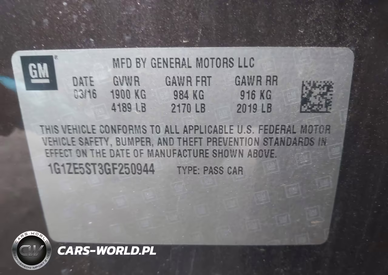 2016 Chevrolet Malibu 1Lt VIN:1G1ZE5ST3GF250944 - 9