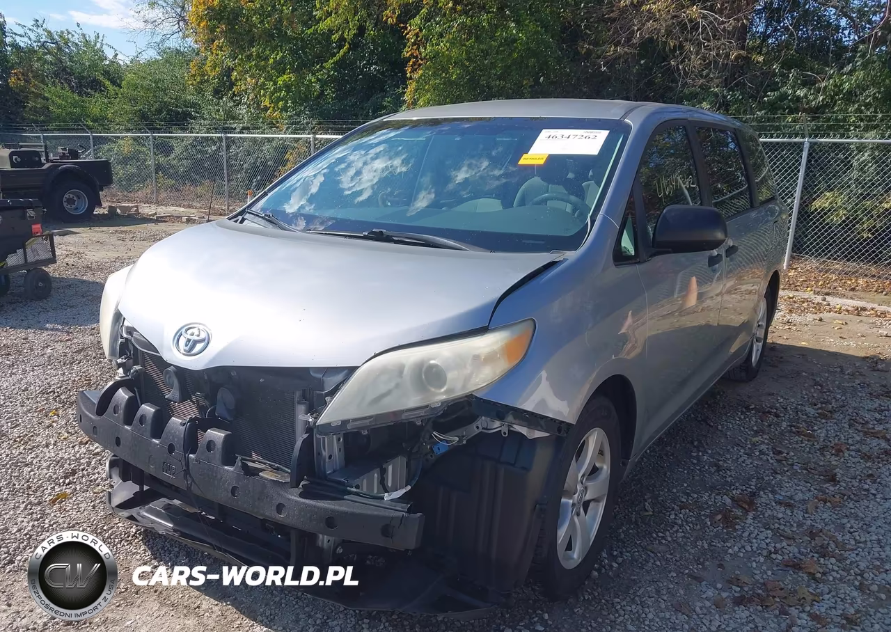 2012 Toyota Sienna Base V6 7 Passenger VIN:5TDZK3DC8CS258856 - 2
