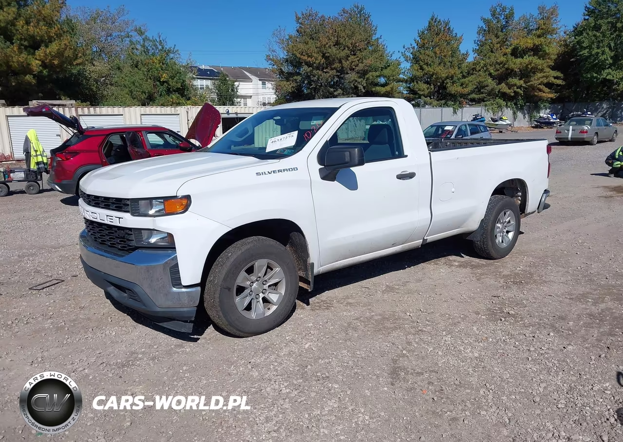 2021 Chevrolet Silverado 1500 2Wd Long Bed Wt VIN:3GCNWAEF6MG294948 - 2