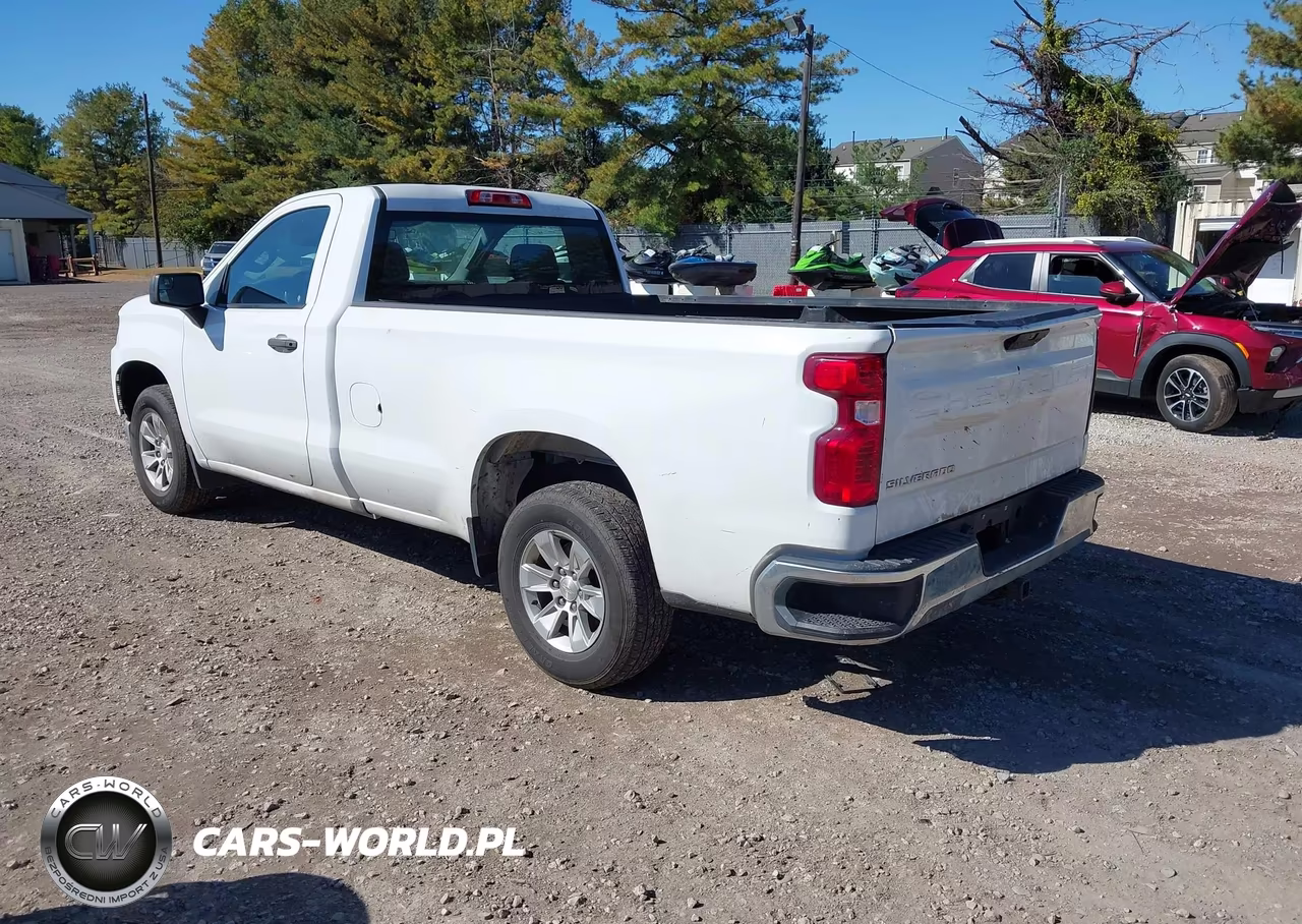 2021 Chevrolet Silverado 1500 2Wd Long Bed Wt VIN:3GCNWAEF6MG294948 - 3