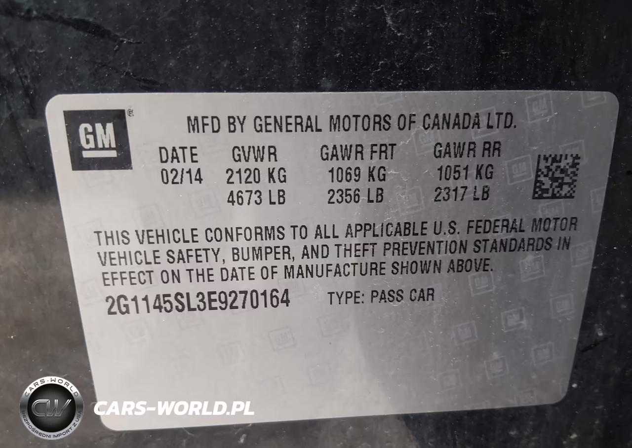 2014 Chevrolet Impala 1Lz VIN:2G1145SL3E9270164 - 9