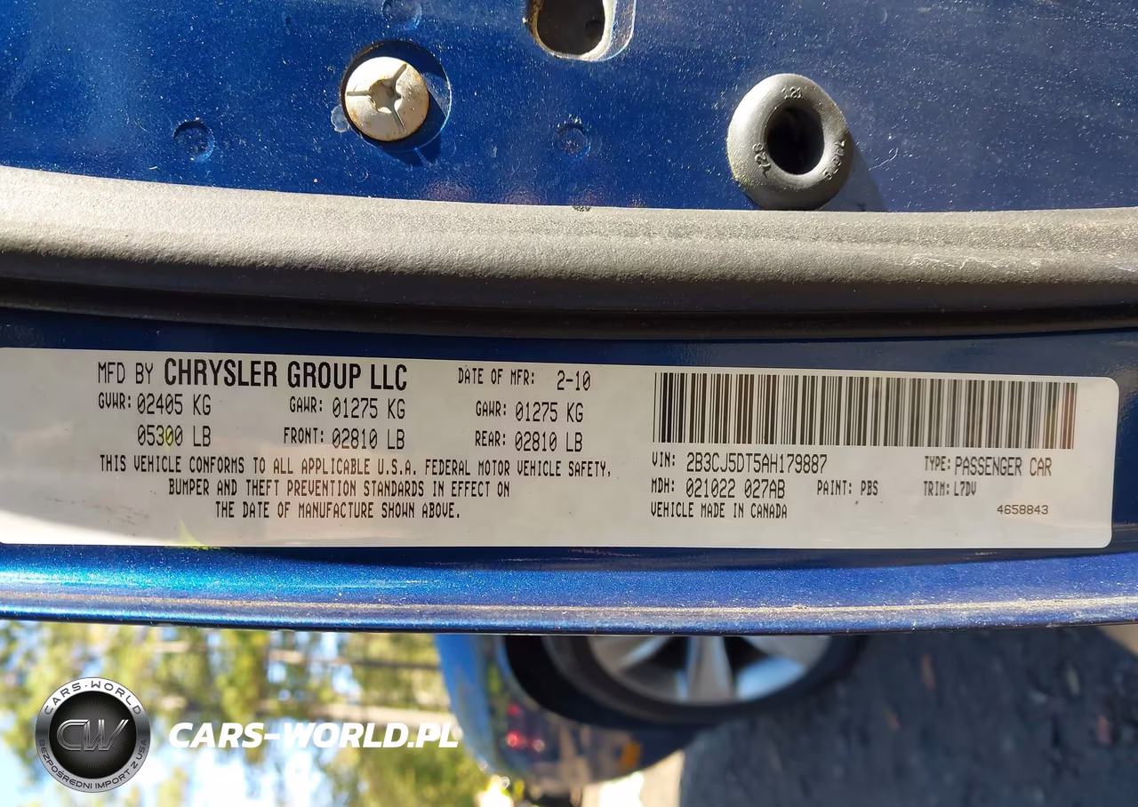 2010 Dodge Challenger R-T VIN:2B3CJ5DT5AH179887 - 9