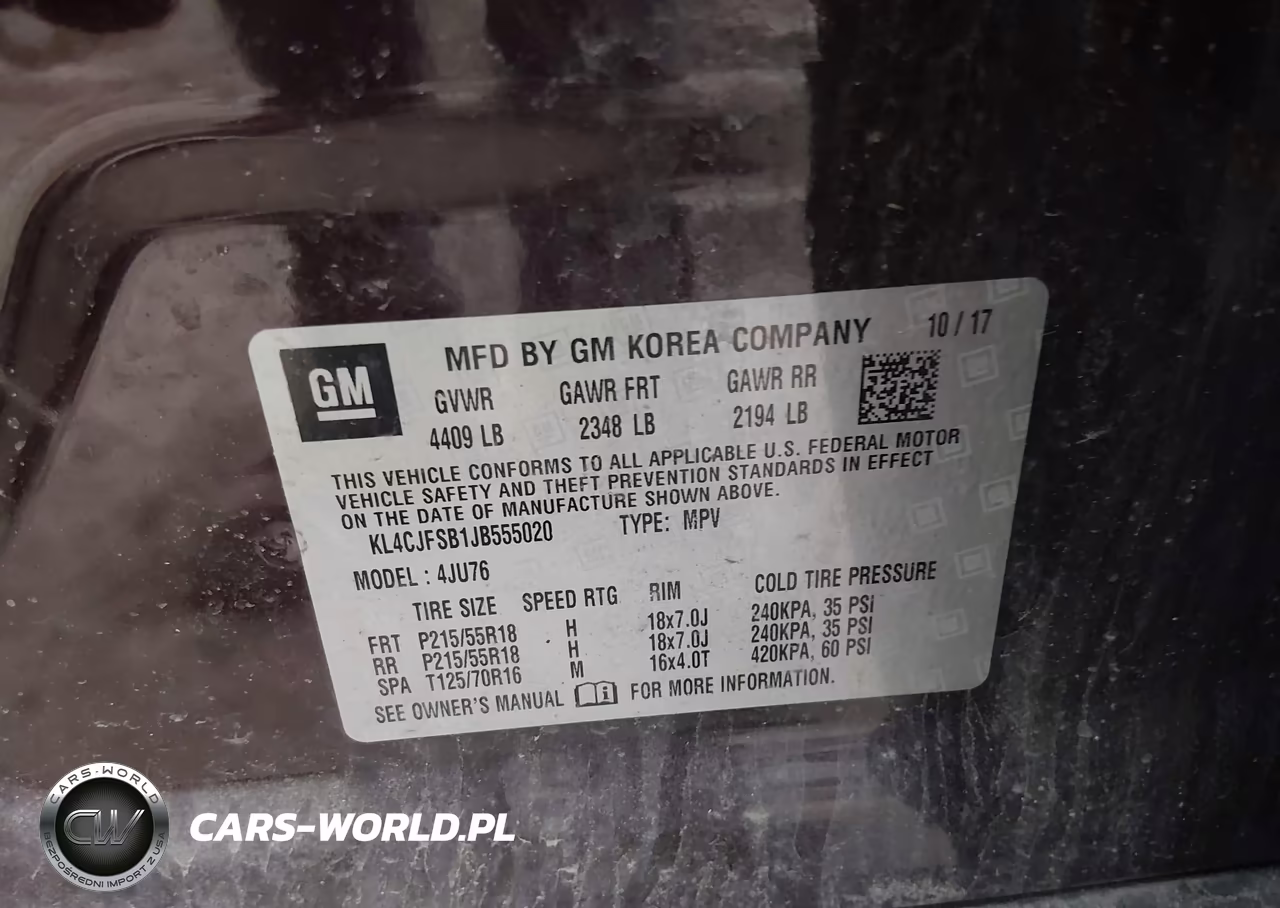 2018 Buick Encore Preferred Ii VIN:KL4CJFSB1JB555020 - 9