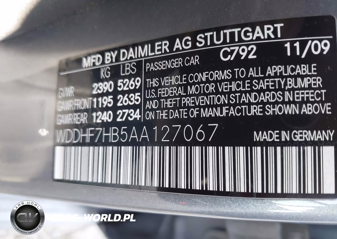 2010 Mercedes-Benz E 63 Amg VIN:WDDHF7HB5AA127067 - 9