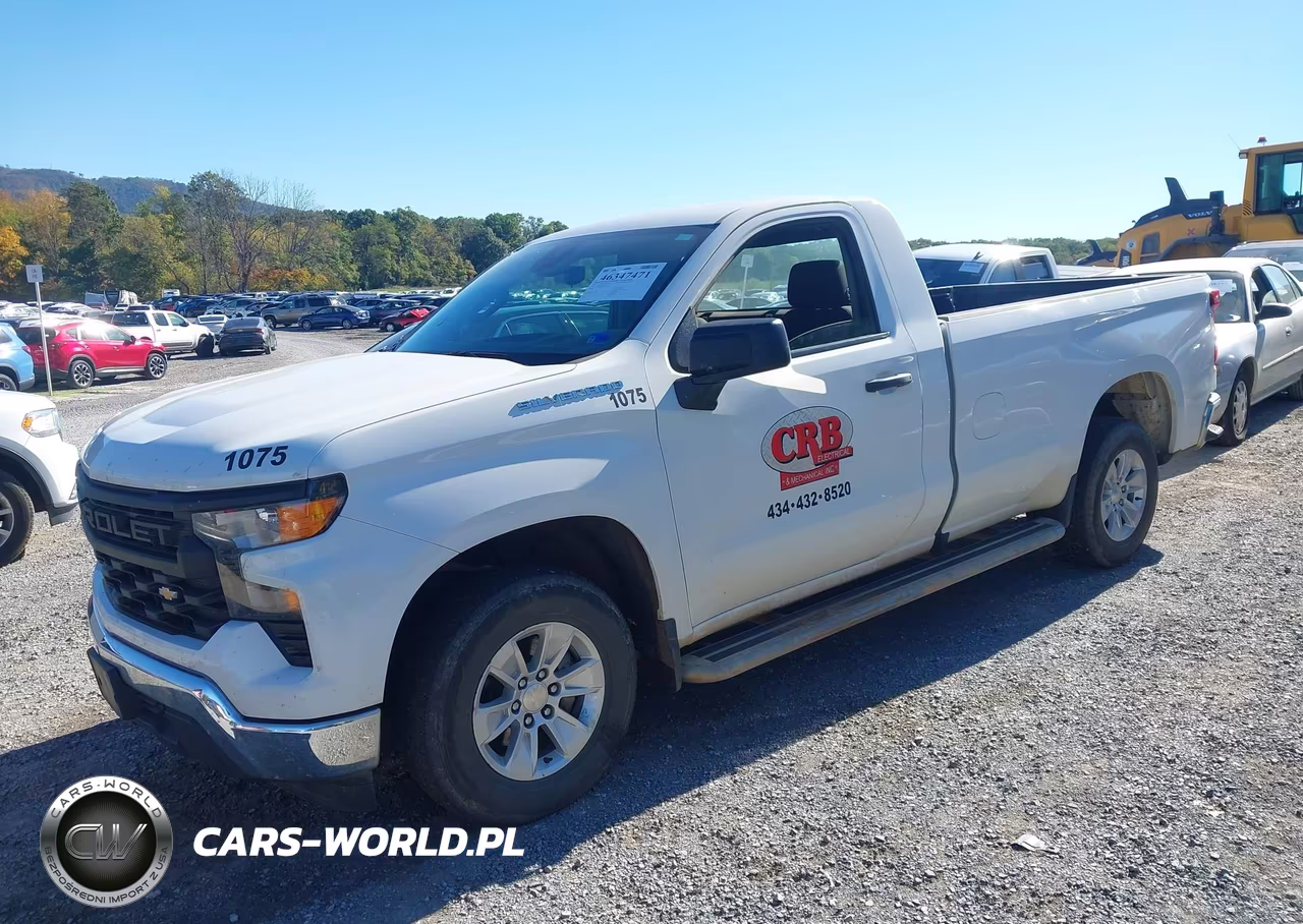 2023 Chevrolet Silverado 1500 2Wd Long Bed Wt VIN:3GCNAAED2PG295449 - 2