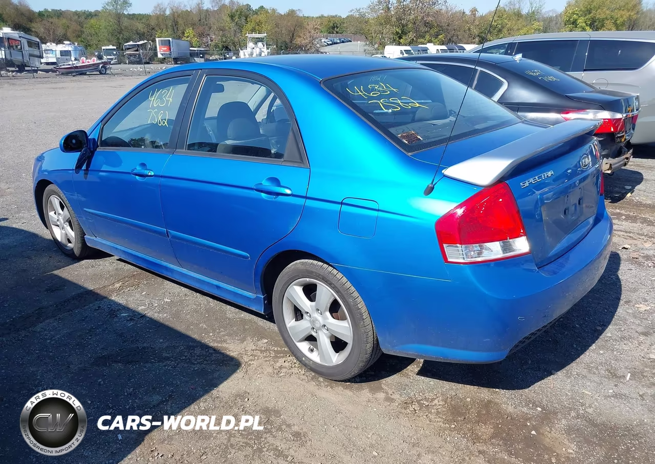 2007 Kia Spectra Sx VIN:KNAFE121975005716 - 3