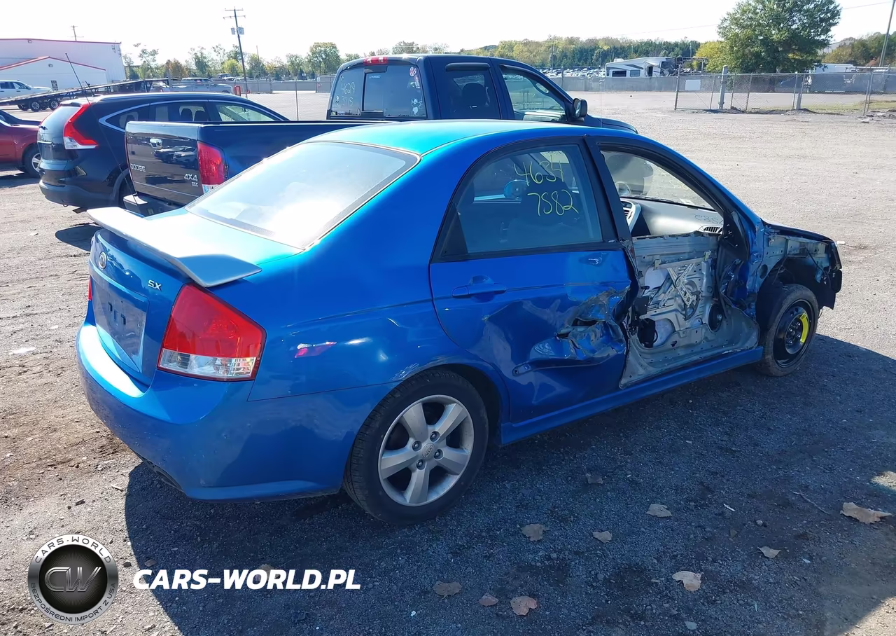 2007 Kia Spectra Sx VIN:KNAFE121975005716 - 4
