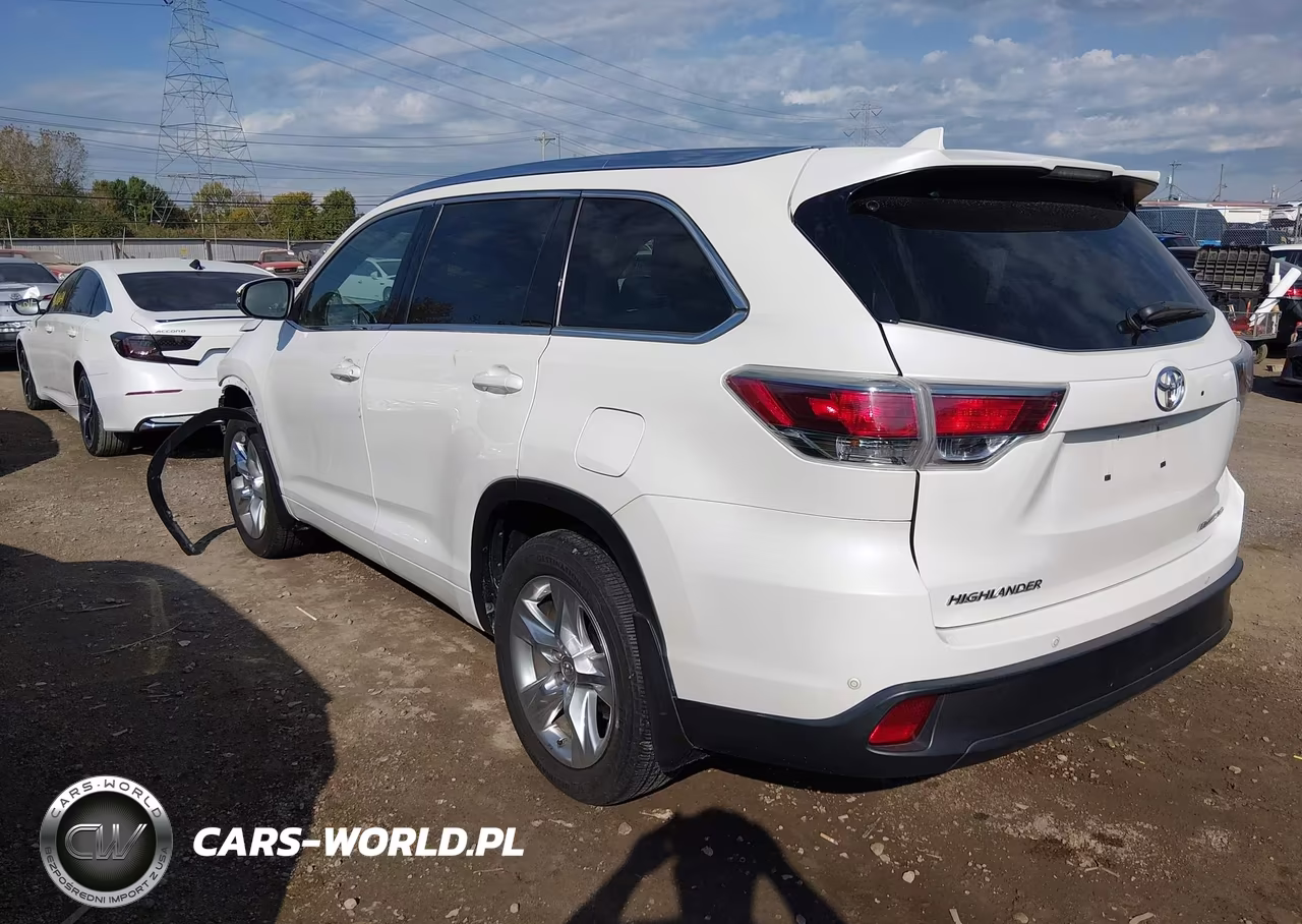 2015 Toyota Highlander Limited V6 VIN:5TDDKRFH1FS185257 - 3
