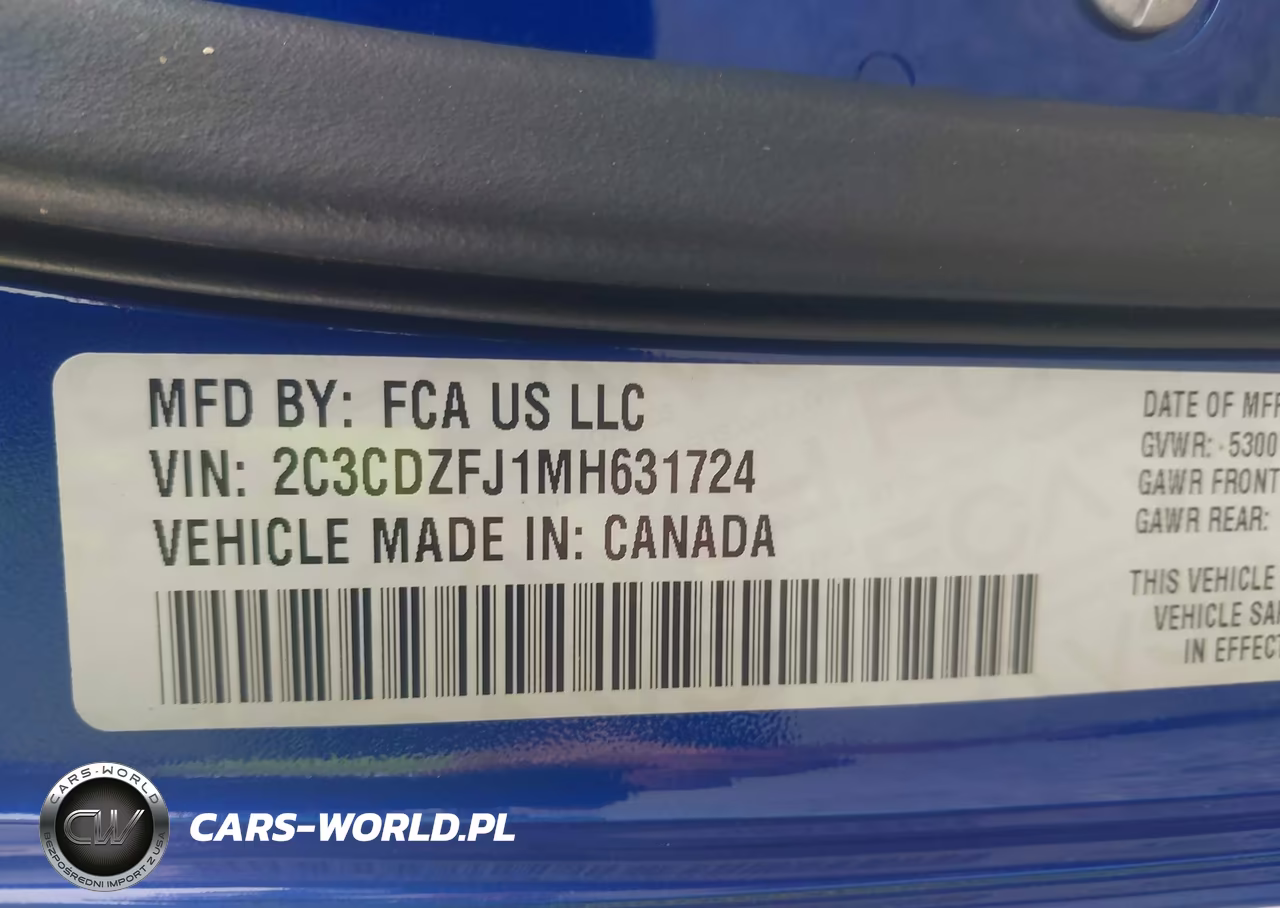 2021 Dodge Challenger R-T Scat Pack VIN:2C3CDZFJ1MH631724 - 9